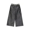 Stella Mccartney Cropped Leather Effect Pants