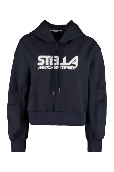 STELLA MCCARTNEY STELLA MCCARTNEY CROPPED PRINTED SWEATSHIRT