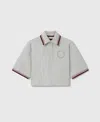 Stella Mccartney Cropped Short-sleeve Rugby Shirt