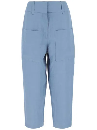 STELLA MCCARTNEY CROPPED TAPERED TROUSERS