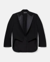 STELLA MCCARTNEY CROPPED WOOL TUXEDO BLAZER