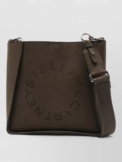 Stella Mccartney Crossbody Bag Alter Suede Adjustable Strap In Brown