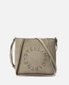 Stella Mccartney Women Alter Suede Shoulder Bag With Piping Details In Neutral