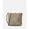 Stella Mccartney Khaki Crossbody Bag With Adjustable Strap In Green