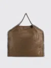 Stella Mccartney Shaggy Deer Chain Shoulder Bag In Green
