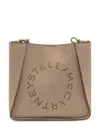 Stella Mccartney Crossbody Logo In Sand