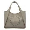 Stella Mccartney Crossbody Logo Tote In Green