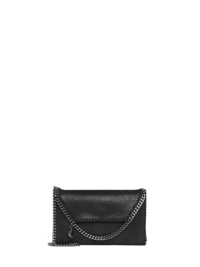 Stella Mccartney Crossbody Wallet In Black