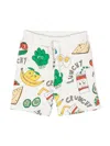 Stella Mccartney Crunchy Lunchy Cotton Shorts In White