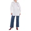 Stella Mccartney Crystal-embellished Horse Shirt In White