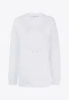 Stella Mccartney Crystal-embellished Logo Sweatshirt