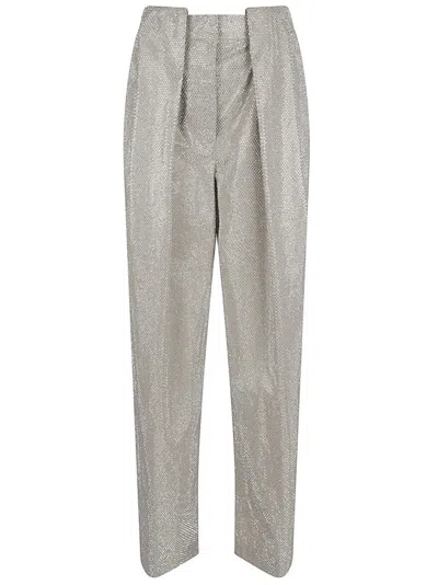 Stella Mccartney Crystal-embellished Mid-rise Balloon Trousers