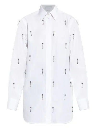 STELLA MCCARTNEY CRYSTAL-EMBELLISHED SHIRT