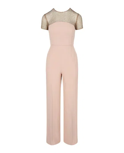 Stella Mccartney Crystal-embellished Short Sleeve Jumpsuit