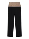 Stella Mccartney Crystal-embellished Wool Trousers In Black