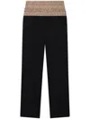 Stella Mccartney Crystal-embellished Wool Trousers In Black
