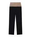 Stella Mccartney Crystal-embellished Wool Trousers In Black