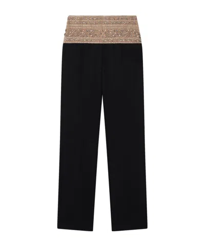 STELLA MCCARTNEY STELLA MCCARTNEY EMBELLISHED WAIST PANTS