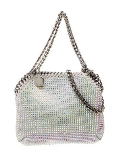 Pre-owned Stella Mccartney Crystal Shoulder Bag In Gray