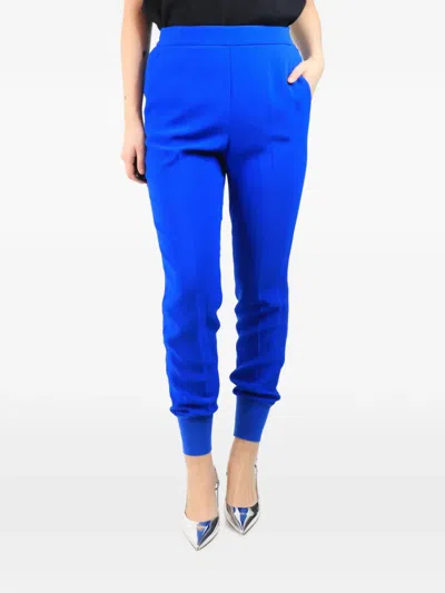 Pre-owned Stella Mccartney Cuffed Trousers In Blue