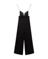 Stella Mccartney Broderie Anglaise Bustier Jumpsuit In Black