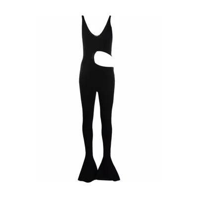Stella Mccartney Cut Out Jumpsuit In Black