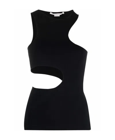 Stella Mccartney Cut-out Tank Top In Black