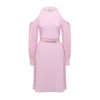 Stella Mccartney Multicolor Viscose Casual Dress In Pink
