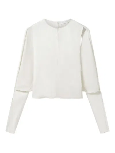 Stella Mccartney Cutout Detail Blouse In White