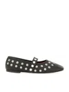 Stella Mccartney Ryder Vegan Embellished Mary Jane Ballerina Flats In Black