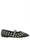 Stella Mccartney Ryder Vegan Embellished Mary Jane Ballerina Flats In Black