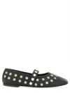 Stella Mccartney Ryder Vegan Embellished Mary Jane Ballerina Flats In Black