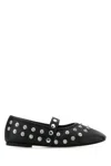 Stella Mccartney Ryder Vegan Embellished Mary Jane Ballerina Flats In Black