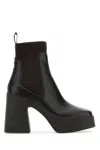 Stella Mccartney Platform Sole Skyla Chelsea Booties 12cm In Black