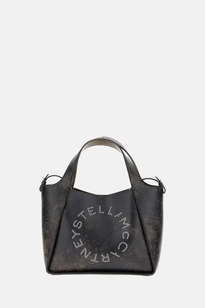 Stella Mccartney Dark Brown Logo Tote