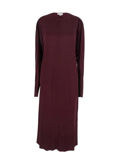 Stella Mccartney Dark Brown Round Neck Midi Dress