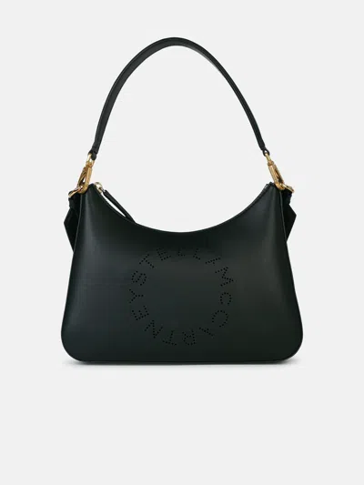 Stella Mccartney Dark Green 'alter Mat' Small 'logo' Shoulder Bag