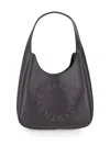 Stella Mccartney Hobo Bags Logo Shoulder Strap Structured Shape In Gray