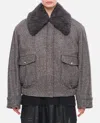 Stella Mccartney Dark Grey Spread-collar Coat