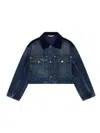 Stella Mccartney Corduroy Collar Denim Jacket