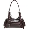 Stella Mccartney Dartmoor Shoulder Bag Adjustable Strap In Burgundy