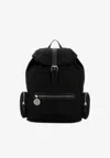 Stella Mccartney Dartmoor Drawstring Flap Backpack In Pink
