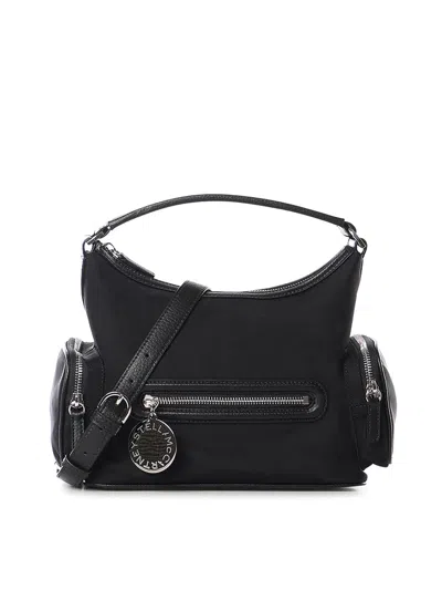 Stella Mccartney Dartmoor Econyl Shoulder Bag In Black