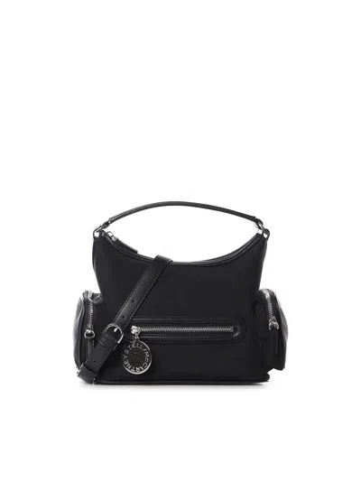 Stella Mccartney Womens Ultra Black Dartmoor Patent Vegan Leather Shoulder Bag