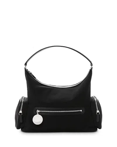 Stella Mccartney Dartmoor Nylon Shoulder Bag In Black