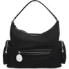 Stella Mccartney Womens Ultra Black Dartmoor Patent Vegan Leather Shoulder Bag In Black