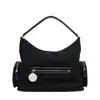 Stella Mccartney Womens Ultra Black Dartmoor Patent Vegan Leather Shoulder Bag In Black