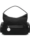 Stella Mccartney Womens Ultra Black Dartmoor Patent Vegan Leather Shoulder Bag In Black