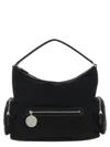 Stella Mccartney Womens Ultra Black Dartmoor Patent Vegan Leather Shoulder Bag