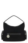 Stella Mccartney Womens Ultra Black Dartmoor Patent Vegan Leather Shoulder Bag In Black
